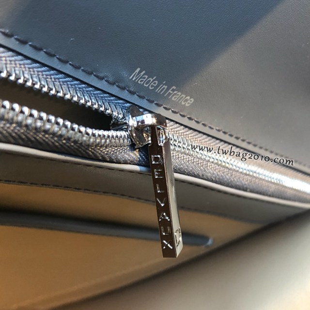 Delvaux頂級原單Brillant box皮雙環象牙白手提女包 德爾沃專櫃經典款Brillant PM包袋 bxs1122